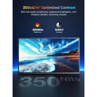 UPERFECT จอพกพา 4K หน้าจอสัมผัส 15.7 นิ้ว มีขาตั้งปรับได้ ลำโพงในตัว รองรับ VESA USB-C HDMI บางเฉียบ จอเสริมสำหรับแล็ปท็