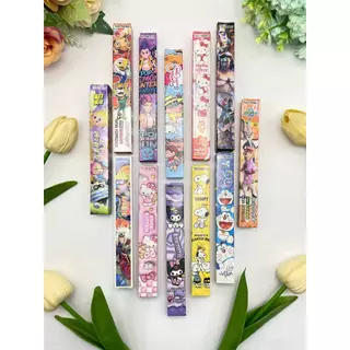 ปากกาจุ่ม 12 ด้าม หมึกน้ำเงิน มีหลายลายให้เลือก ปากาเจล ปากกาการ์ตูน พร้อมส่ง