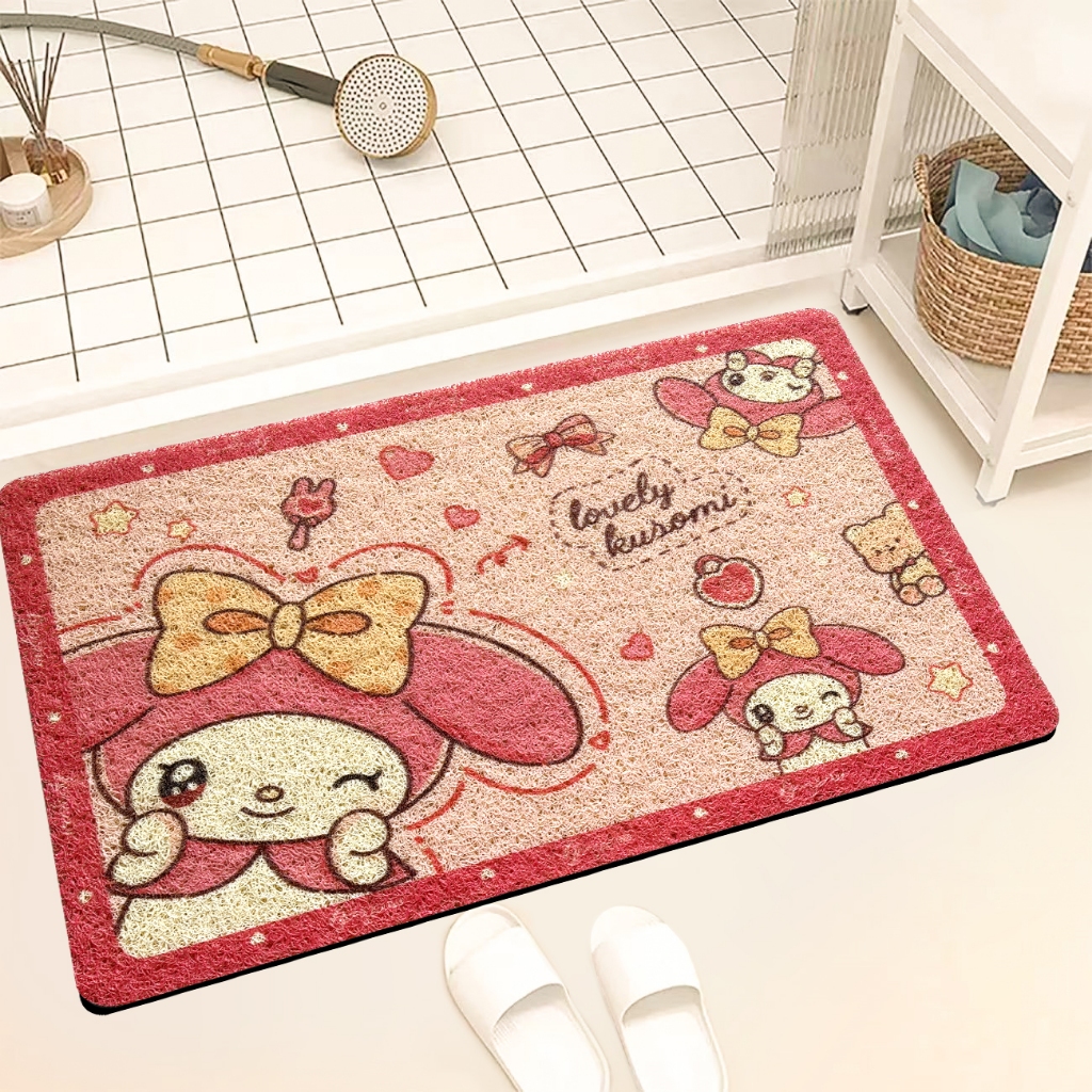 Kanta🔥พรมเช็ดเท้า PVC พรมดักฝุ่น พรมหน้าบ้าน ขนาด 40x60cm