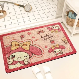 Kanta🔥พรมเช็ดเท้า PVC พรมดักฝุ่น พรมหน้าบ้าน ขนาด 40x60cm