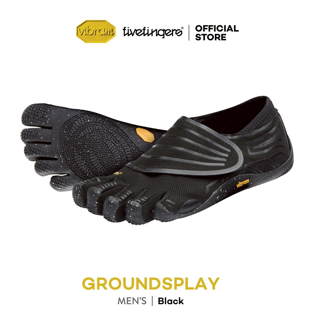 Vibram FiveFingers รุ่น Groundsplay รองเท้าเทรนนิ่ง รุ่นผู้ชาย สี Black