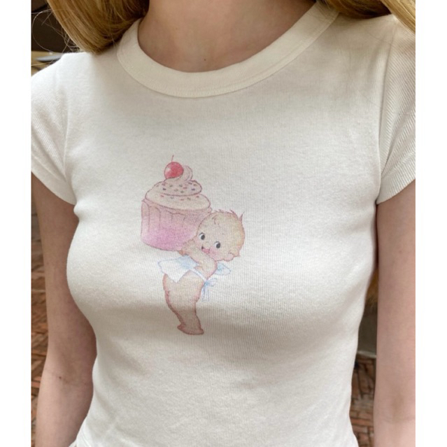 ✨ใหม่✨พร้อมส่ง Brandy❤️Melville - Ashlyn Cherub Top👼