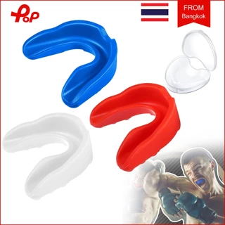 ยางกันฟันนักมวย ฟันยางซิลิโคน ยางครอบฟัน ยางกัดฟัน พร้อมกล่อง ฟันยางนักมวย teeth protector โล่ป้องกันฟัน ป้องกันฟัน