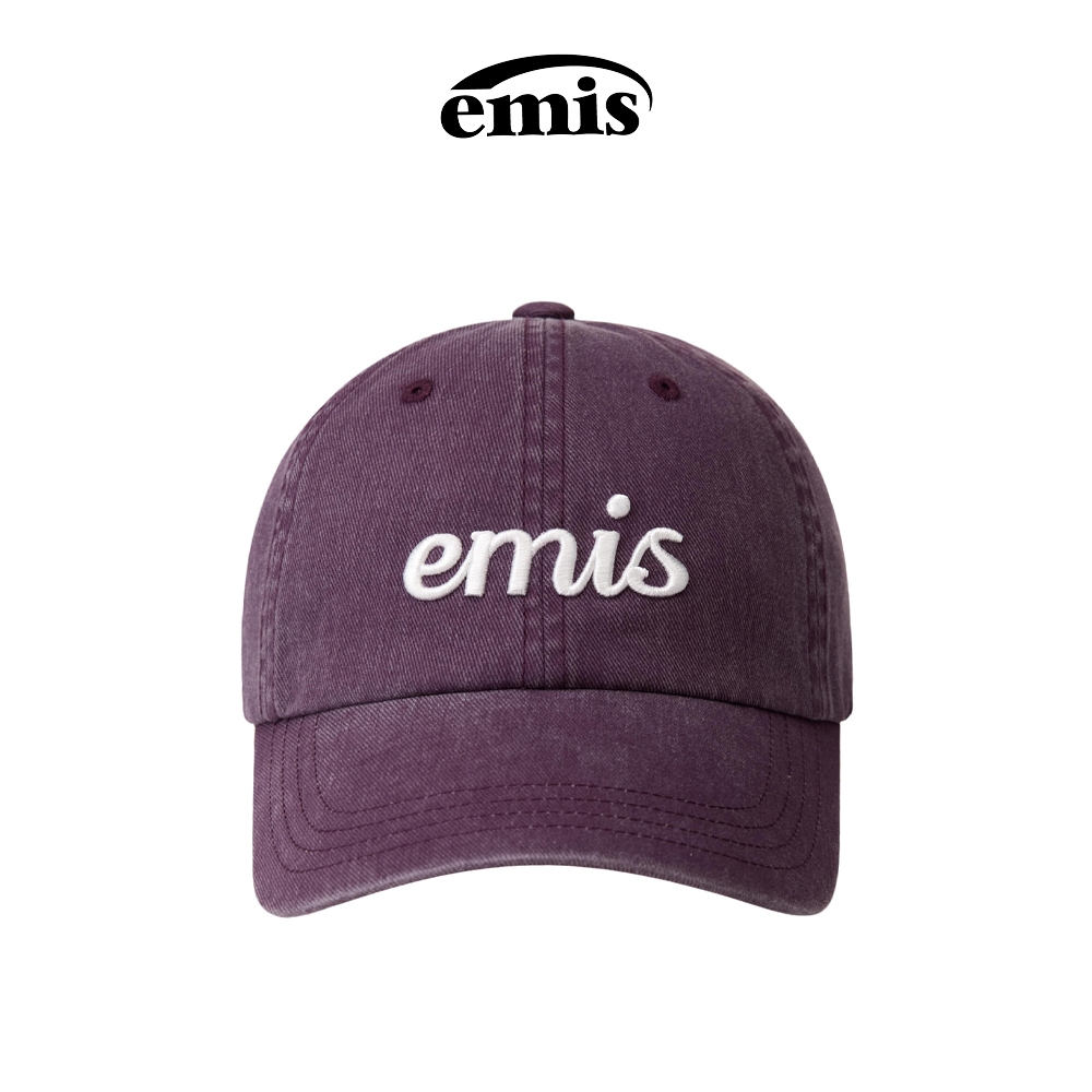 EMIS - VINTAGE PIGMENT BALL CAP (BEIGE , BLACK , BLUE , BLUE GREEN, BROWN , GREEN , RED, VIOLET))