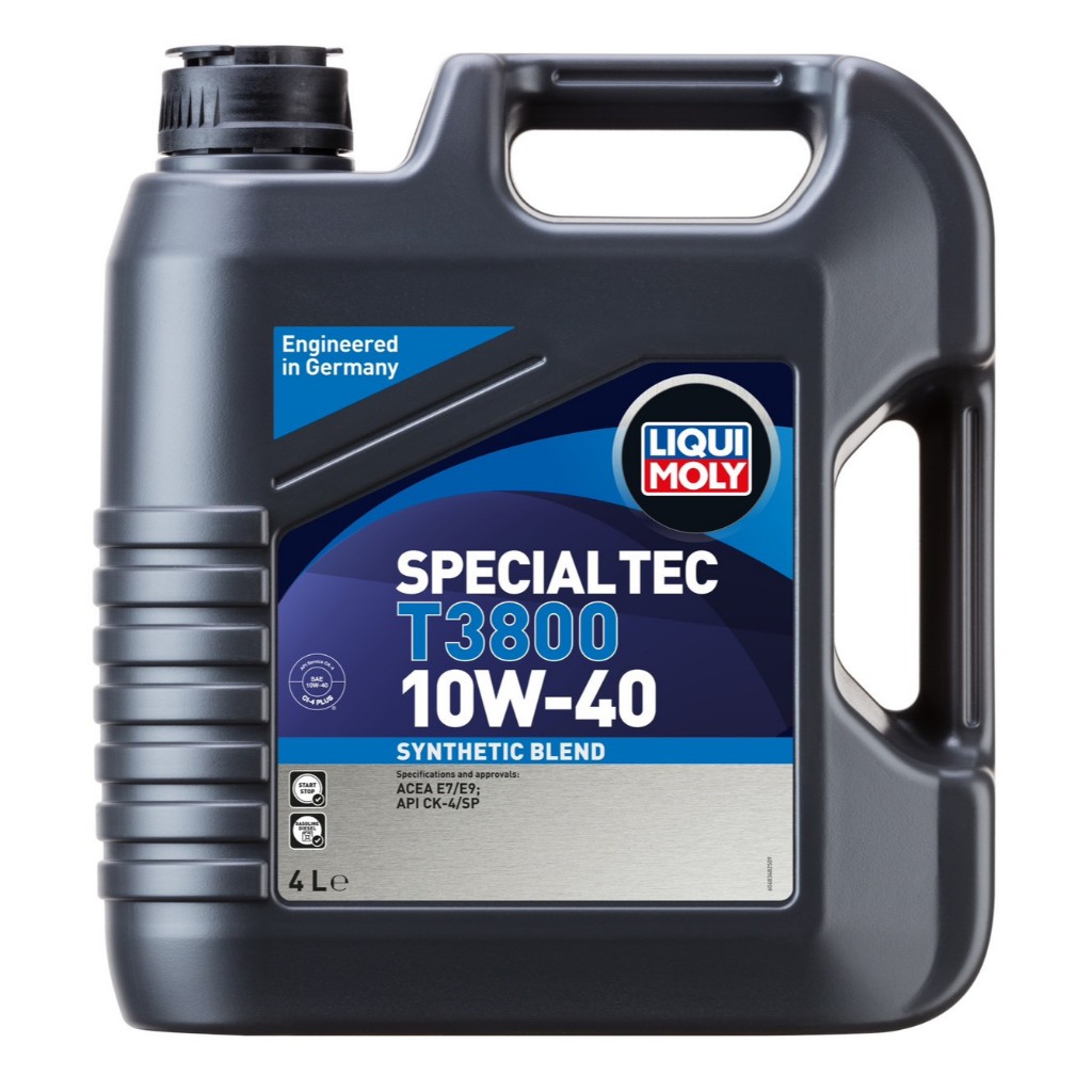 LIQUI MOLY SPECIAL TEC T3800 10W40 น้ำมันเครื่องรถยนต์ สำหรับเครื่องยนต์เบนซินและดีเซล  3.5L./4L./7L