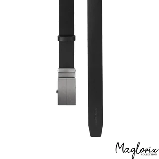 [ส่งด่วนฟรี] Louis Montini Automatic เข็มขัดหนังวัวแท้ หัวออโต้เมติค เข็มขัดหนังแท้ หนังเรียบ MGN369