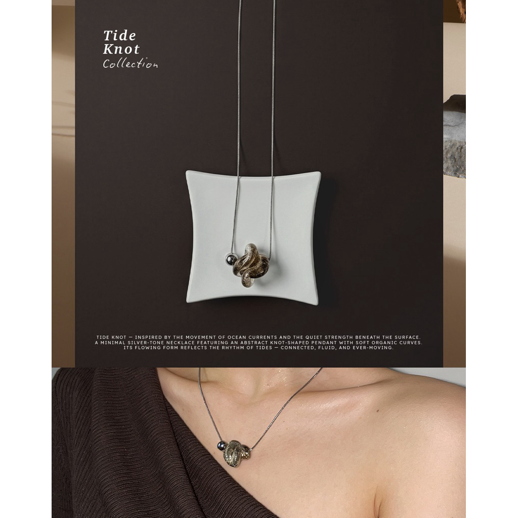 moraa-NECKLACE(tide knot collection)