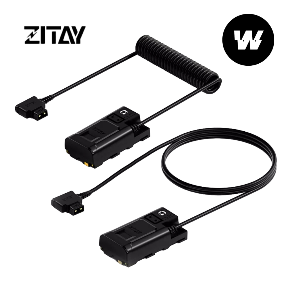 (พร้อมส่ง) รุ่นใหม่ Zitay Dtap to F550 Dummy Battery มีจอบอก Volt และไฟบอกสถานะ