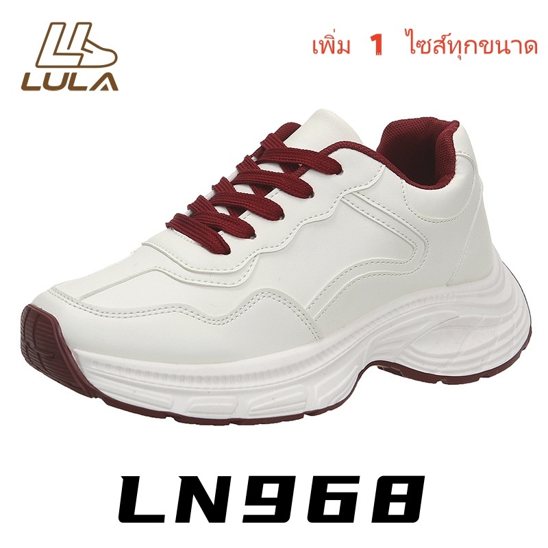 [LN968] รองเท้าผ้าใบลําลองผู้หญิง เพื่อความสบายและสไตล์ระบายอากาศได้ดี ไซส์ 36-42