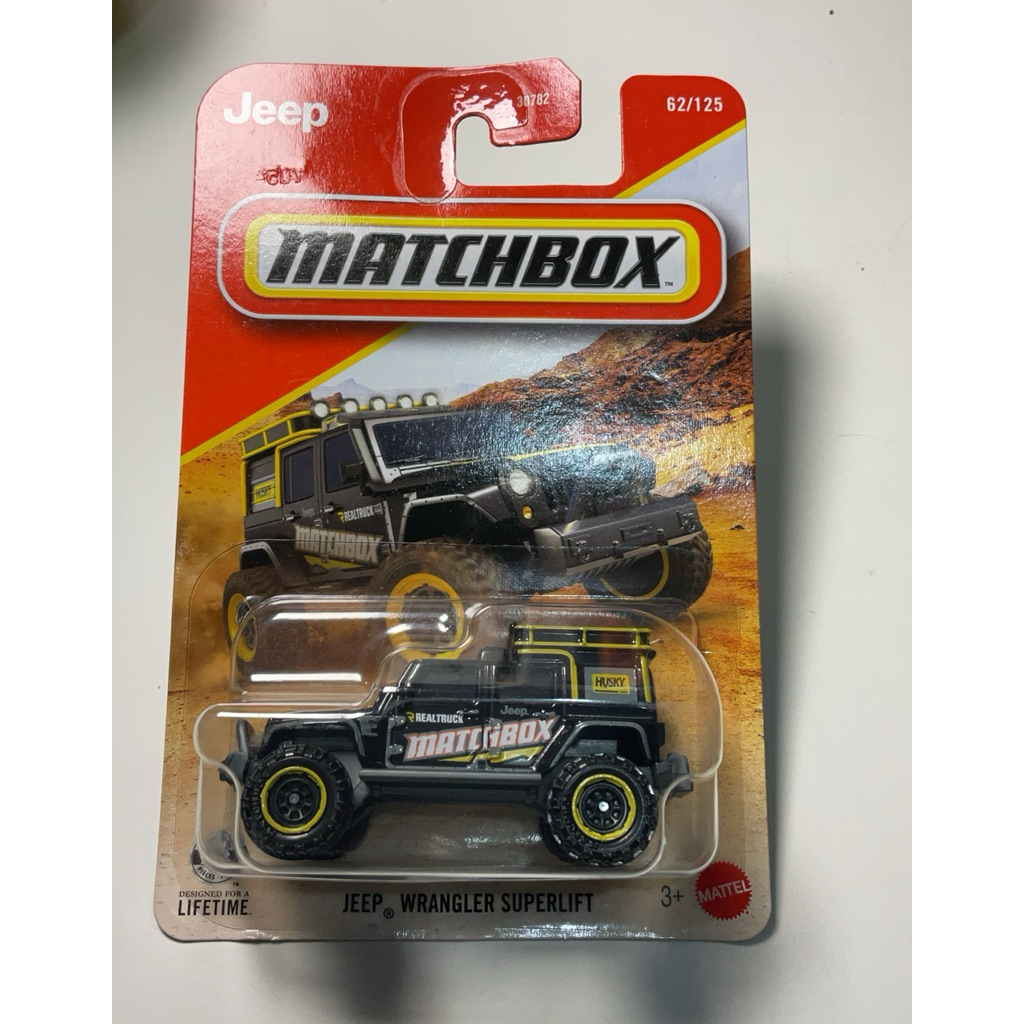 Matchbox JEEP WRANGLER SUPERLIFT⚫️