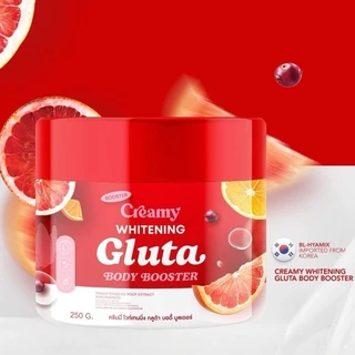 Creamy Whitening Gluta 250g บูสเตอร์ดารา บูสเตอร์ครีมมี่ กลูต้าบำรุงผิว ครีมดารา บูสเตอร์เจนิส
