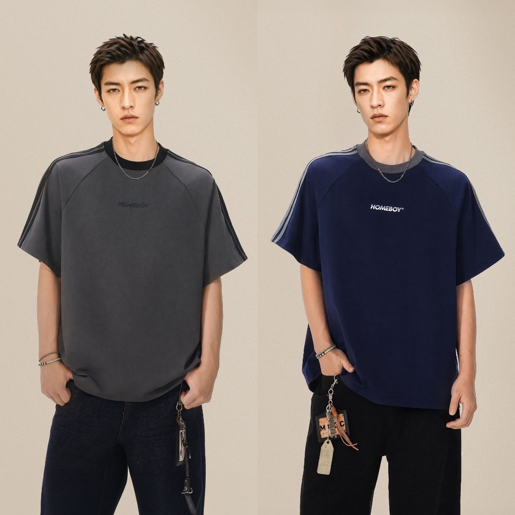 HOMEBOY เสื้อOVERSIZE HB.ANYWHERE.OVS คอตตอน100% ใส่ได้ทุกวัน