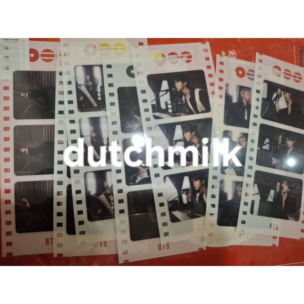 7 คน 7เมมเบอร์ เป็นรูปสตริป/โฟโต้บูท ของวงBTS ของแท้จาก ARIRANG  บั้มRooted in Music