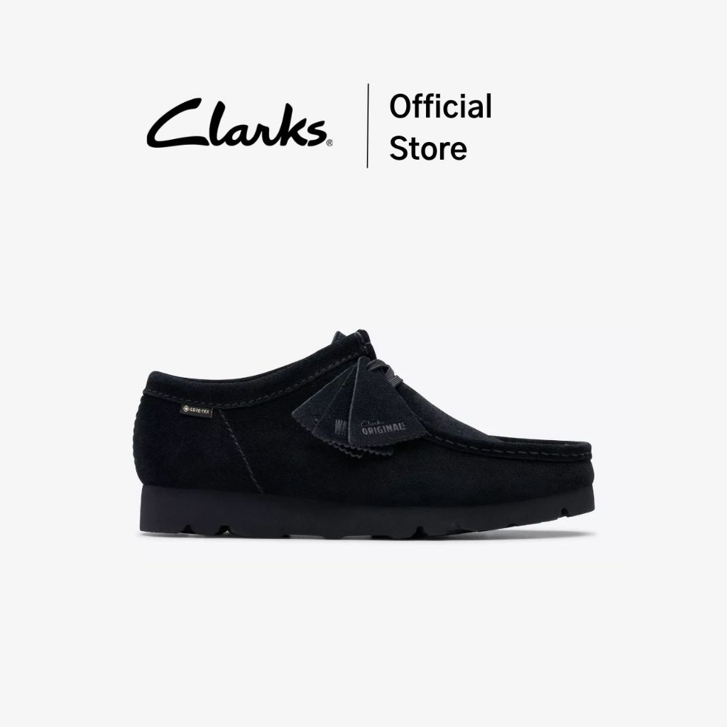 Clarks รุ่น WALLABEE GORE-TEX สี BLACK SUEDE รองเท้าผ้าใบผู้ชาย รองเท้า SNEAKER(รองเท้าสนีกเกอร์) คุณภาพดี นุ่ม ใส่สบาย