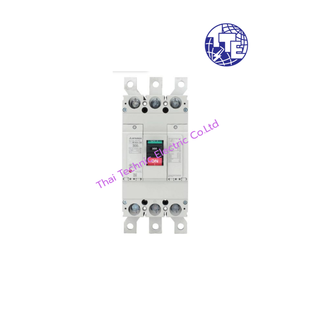 MCCB "MITSUBISHI" NF400CW 3P 300A. 40KA 380V
