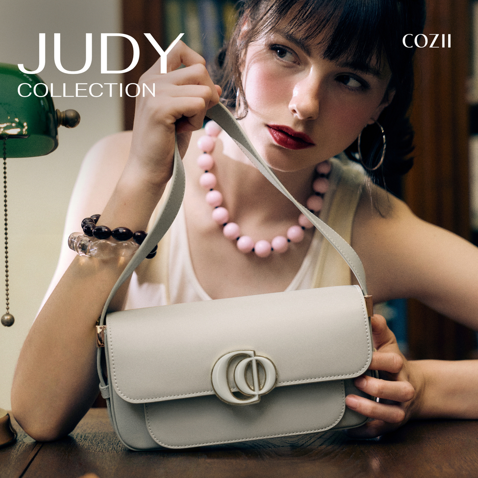 [New] COZII - Judy Collection กระเป๋าสะพายไหล่ใบกลาง (4 สี)