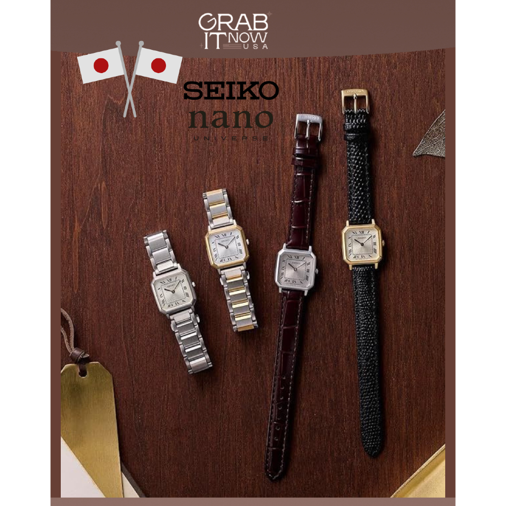 พรี (ถึงไทย 18 พค) / Seiko Nano Universe Watch นาฬิกาข้อมือ