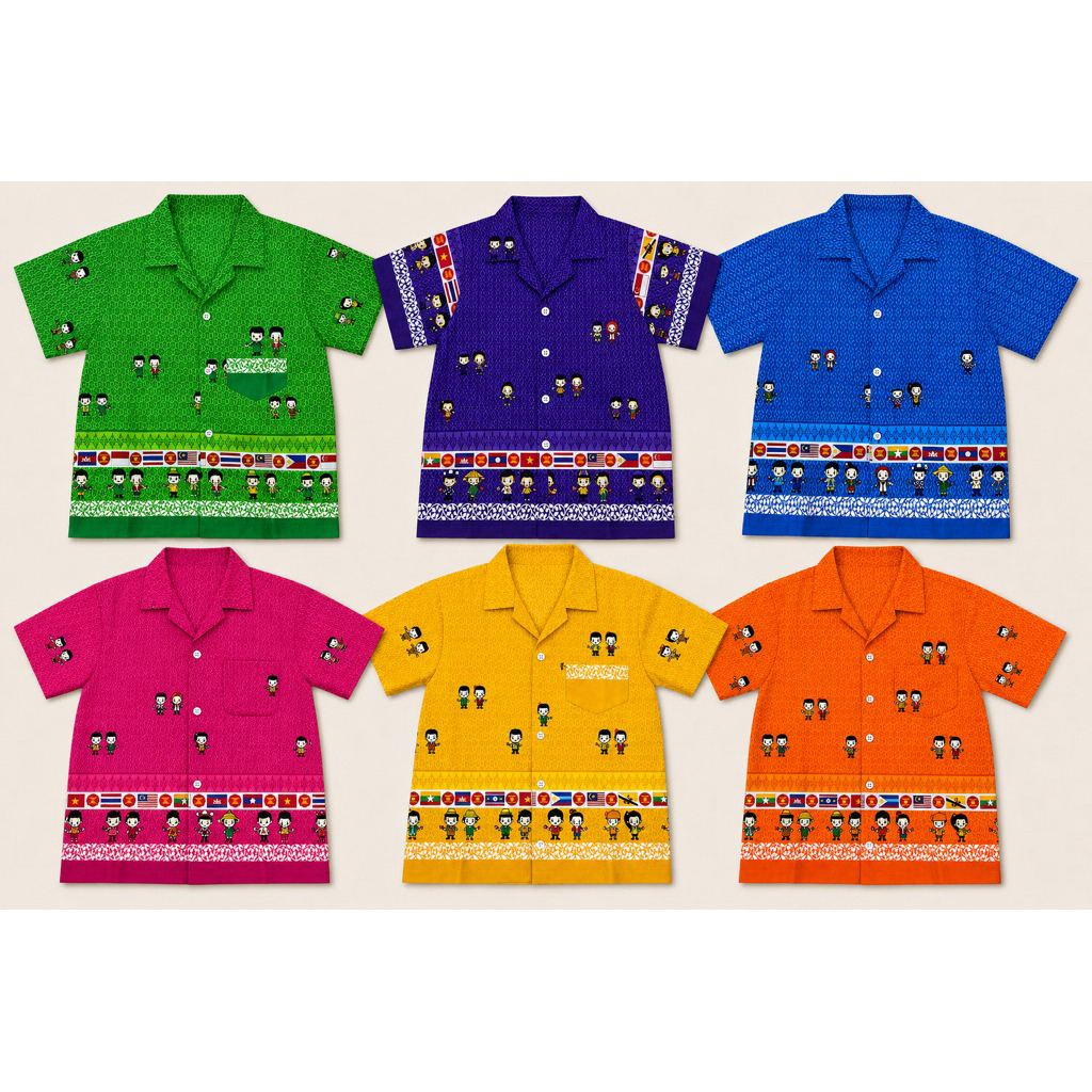 เสื้ออาเซียน: ผู้ใหญ่