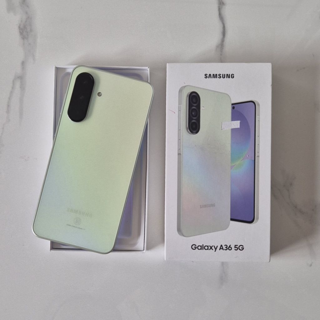 Samsung Galaxy A36 5G  หน้าจอ 6.7" (8/128GB) ของแท้ ศูนย์ไทย  มีประกัน สี Awesome Lime ตำหนิ จอมีจุด