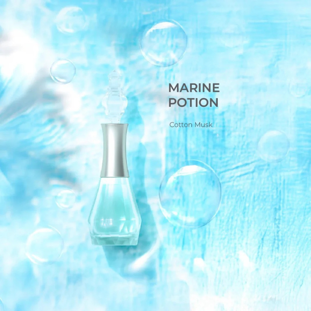 DGEL مقوي أظافر Marine Potion — White Floral — صورة 4