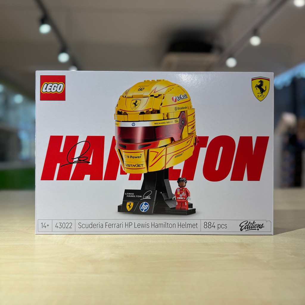 LEGO 43022 Scuderia Ferrari HP Lewis Hamilton Helmet ของแท้ 100% มือหนึ่งกล่องสวยพร้อมส่ง