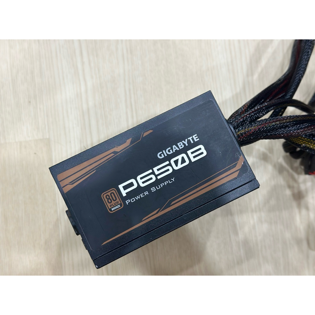 POWER SUPPLY (อุปกรณ์จ่ายไฟ) GIGABYTE P650B 650W 80 PLUS BRONZE พร้อมใช้งาน (มีของพร้อมจัดส่ง)