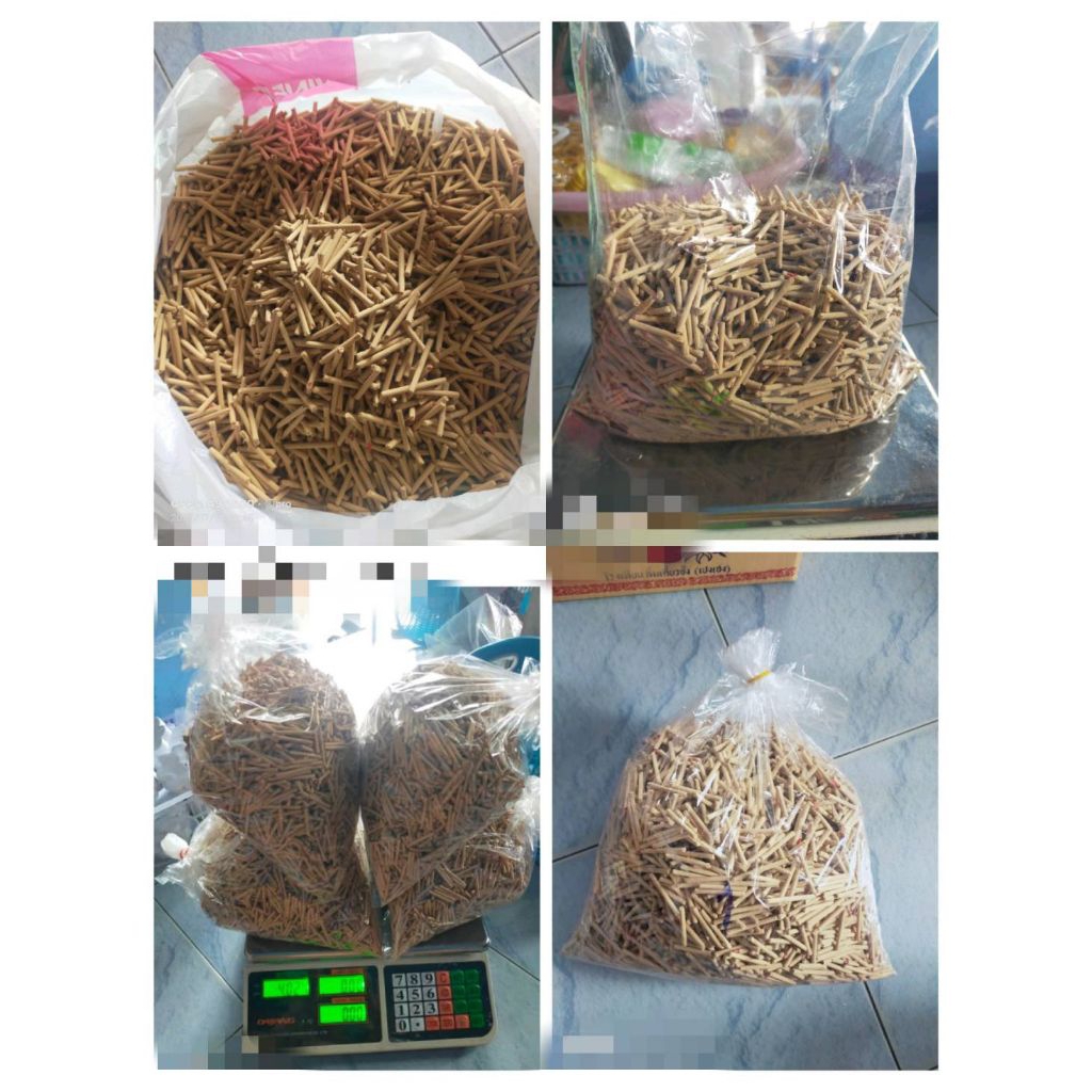 ธูปตัด สำหรับทำดอกไม้จันทน์ ขนาด 1นิ้ว1.5/ 2นิ้ว