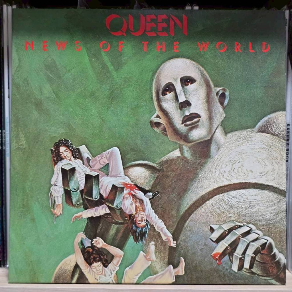 [ร้านค้าจัดส่งไว] แผ่นเสียง แผ่นแตก Queen : News Of The World 1LP Vinyl 12"