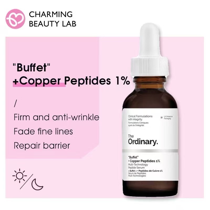 The Ordinary Multi-Peptide + Copper Peptides 1% Serum 30ml เซรั่มลดริ้วรอย กระชับผิว ผิวใส ของแท้