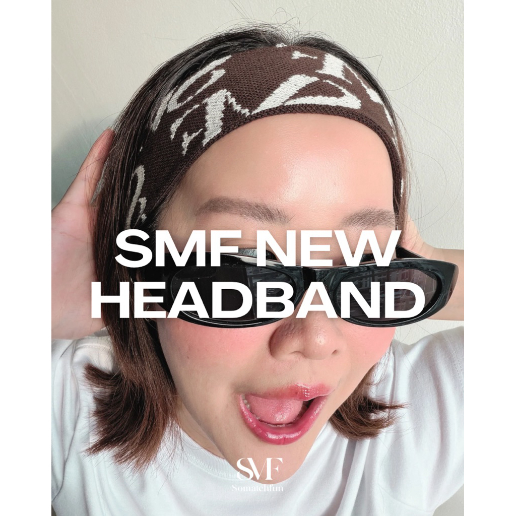 *LIMITED*Somatchfun Headband V.2 ผ้าคาดผม รุ่นเดิมแต่เวอร์ชั่นใหม่ ผ้าคาดผมไม่รัดห้ว ผ้าคาดผมใส่ออกกำลังกาย