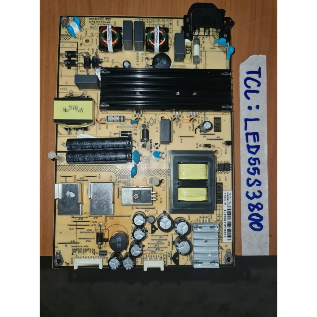 เพาเวอร์ซัพพลายทีวี55นิ้วTCLรุ่นLED55S3800