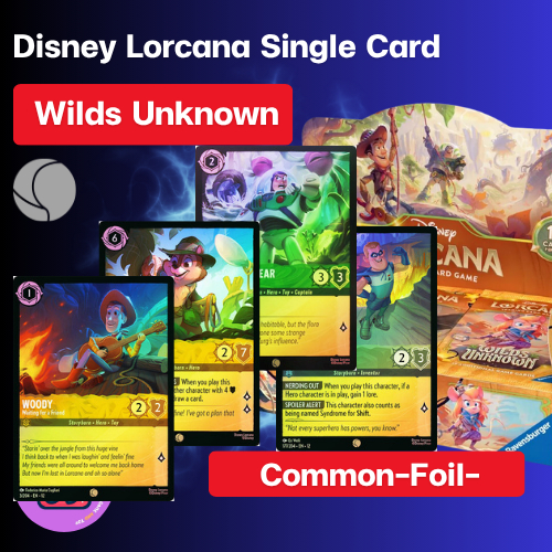 [Set 12 Wilds Unknown] Common -Foil- [All color] Single Card Disney LORCANA ENG [Ravensburger]