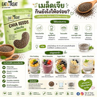 เมล็ดเจีย (Chia Seeds) ขนาด 250 - 1 Kg