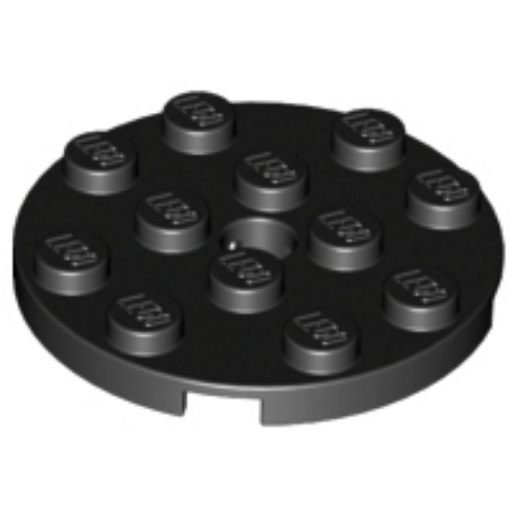Part Lego 60474 Plate, Round 4 x 4 with Hole