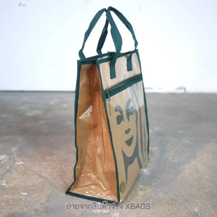 Starbucks Shopping Bag แบบหิ้ว ไซส์ 31 ซม. ผ้ากระดาษเคลือบพลาสติก thumbnail 3