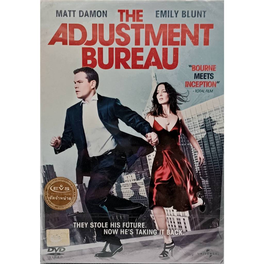 VIDEO DVD MOVIE THE ADJUSTMENT BUREAU "BOURNE MEETS INCEPTION