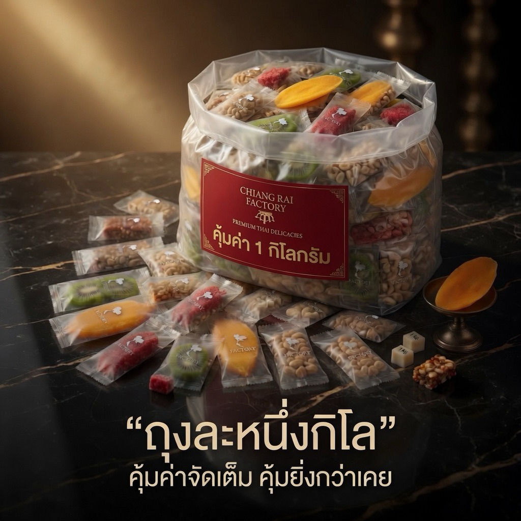 ธัญพืชอัดแท่ง1kg  齋·حلال แบบกิโล ตราPatta สายชา/กาแฟ/สายสุขภาพ อร่อยมีประโยชน์ เยอะจุใจคุ้มสุดๆ