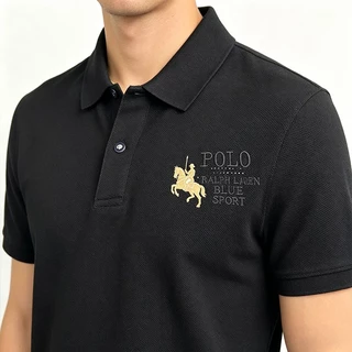 V37 เสื้อโปโลแขนสั้นสำหรับผู้ชาย ดีไซน์สวยงาม สวมใส่สบาย เหมาะสำหรับหลากหลายโอกาส มีไซส์ให้เลือก: M-3XL