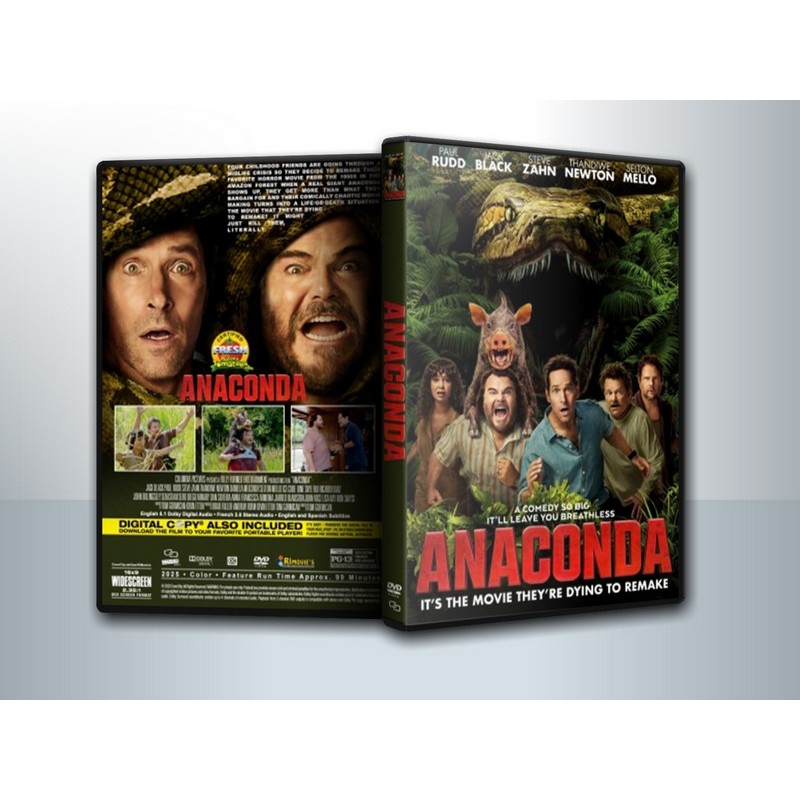 [ DVD Movie มีปก+สกรีนแผ่น ] Anaconda 2025 - อนาคอนดา เลื้อยสยองโลก ( 1 DVD )