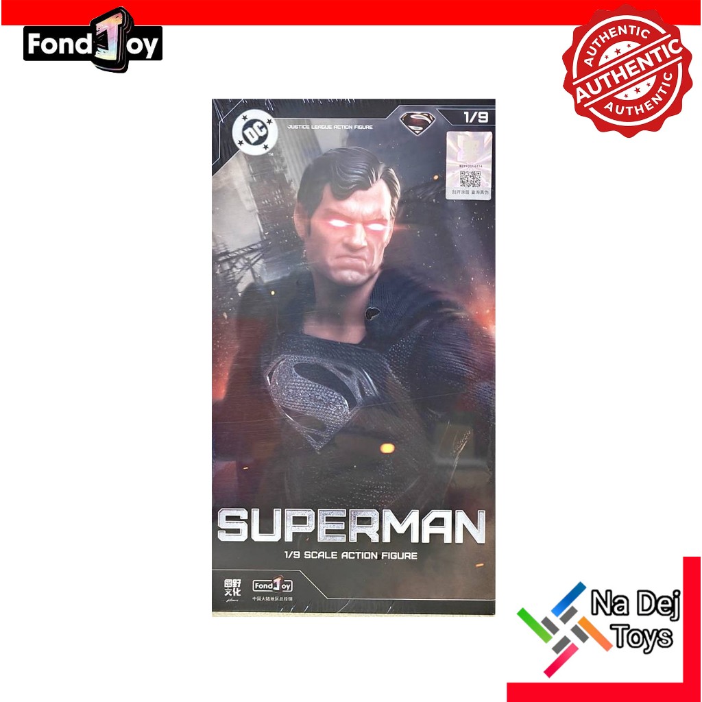 Fondjoy Superman Black Suit 2.0 1/9 Figure ฟอนด์จอย ซูเปอร์แมน แบล๊คสูท 2.0 ขนาด 1/9 สเกล ฟิกเกอร์
