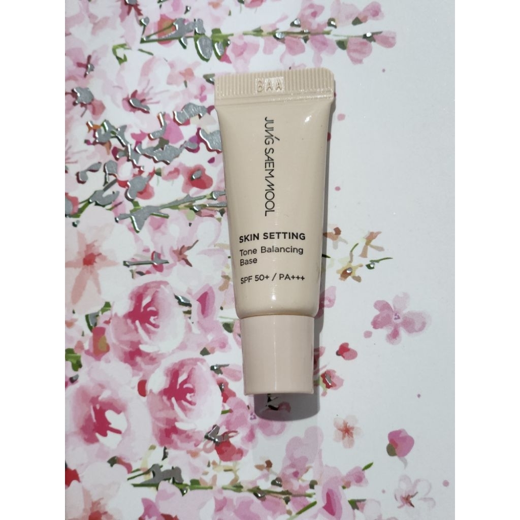 Jung Saem Mool Skin Setting Tone Balancing Base SPF50+ PA+++ ขนาดทดลอง แท้💯