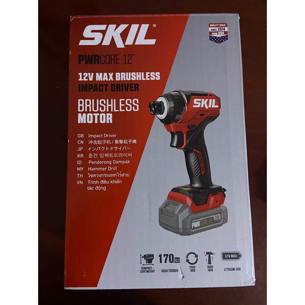 SKIL PwrCore 12 [IW6744A-00] ประแจกระแทกขนาดกะทัดรัด 12V 3/8 นิ้ว ตัวเครื่องเปล่า