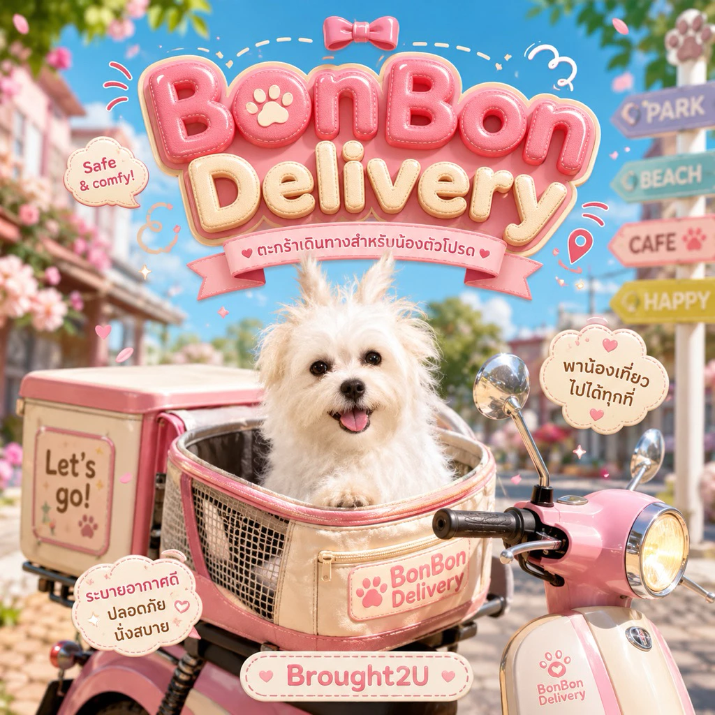 [ห้ามกดเล่นเด็ดขาด ใช้เดินทางเท่านั้น] BonBon Delivery 🐶🐾