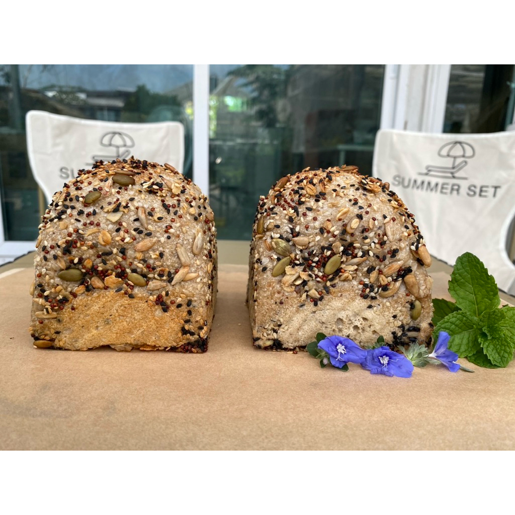 Mini Sourdough Multigrain 320 g 💥Buy3 get 1 Free 🍞ขนมปังซาวโดว์มัลติเกรน มินิ 320กรัม ธัญพืช 6ชนิด💥กดซื้อ3 จะได้รับ4ก้อน