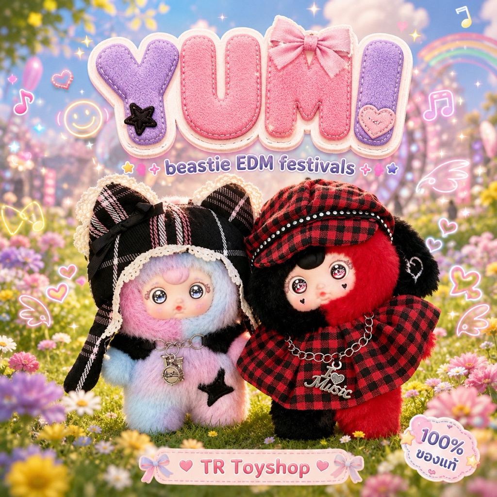 ส่งในไทย🇹🇭 | จุ่มเดี่ยว YUMI beastie EDM festivals 💫