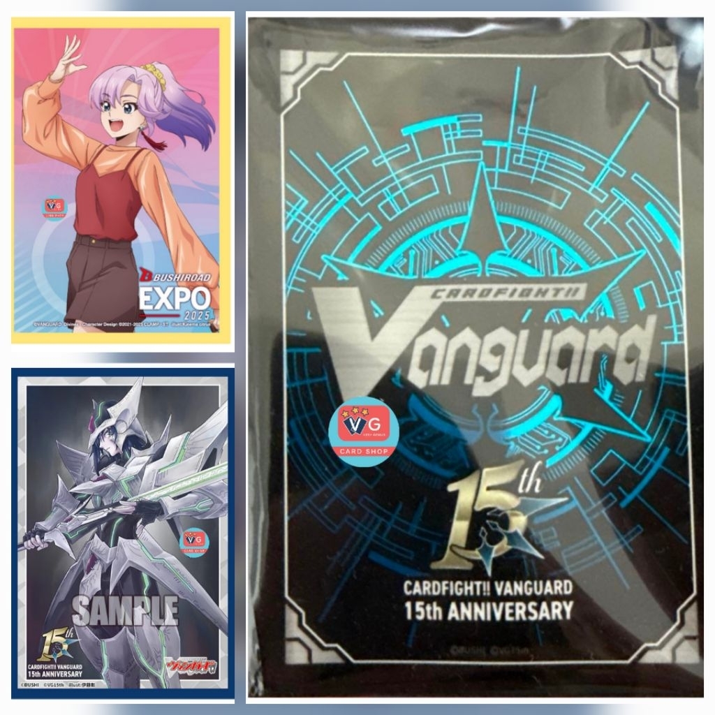 Bushiroad Cardfight Vanguard 15th Anniversary Sleeves Extra | Event Exclusive Bushiroad Sleeves