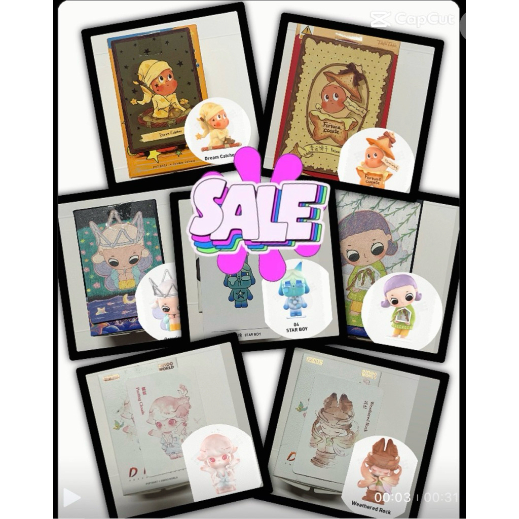 Sale 🔥🔥รวมฟิกเกอร์ งานแท้ Popmart ราคาเท เช็คการ์ดไม่แกะตัว