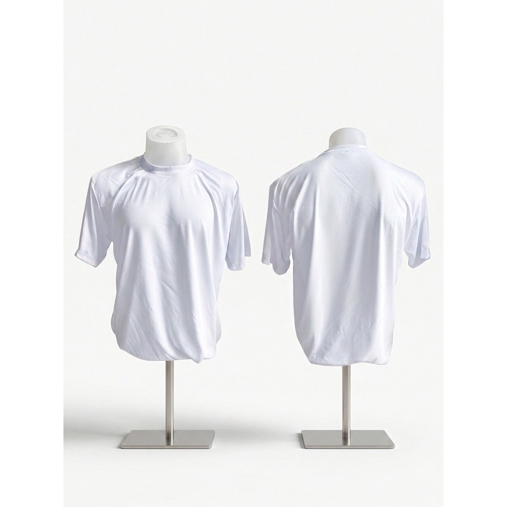 เสื้อเปล่าคอกลม ผ้าไมโคร 145g เกรดA แห้งไว ใส่สบาย มีทั้งเด็กและผู้ใหญ่ ฟรีไซส์และ S M L XL