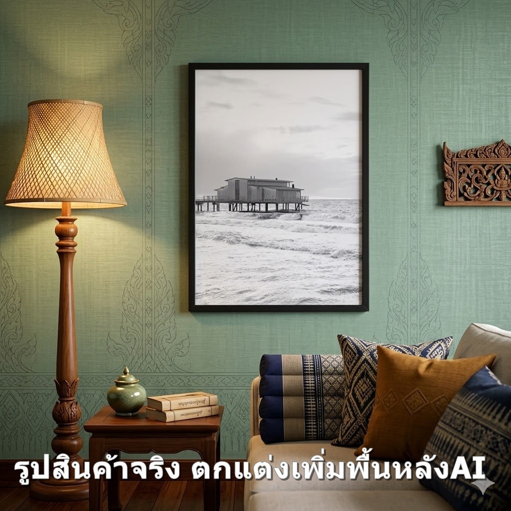 IKEA FISKBO กรอบรูป หลายขนาด 50x70 ซม พร้อมแผ่นกระจกพลาสติกใส