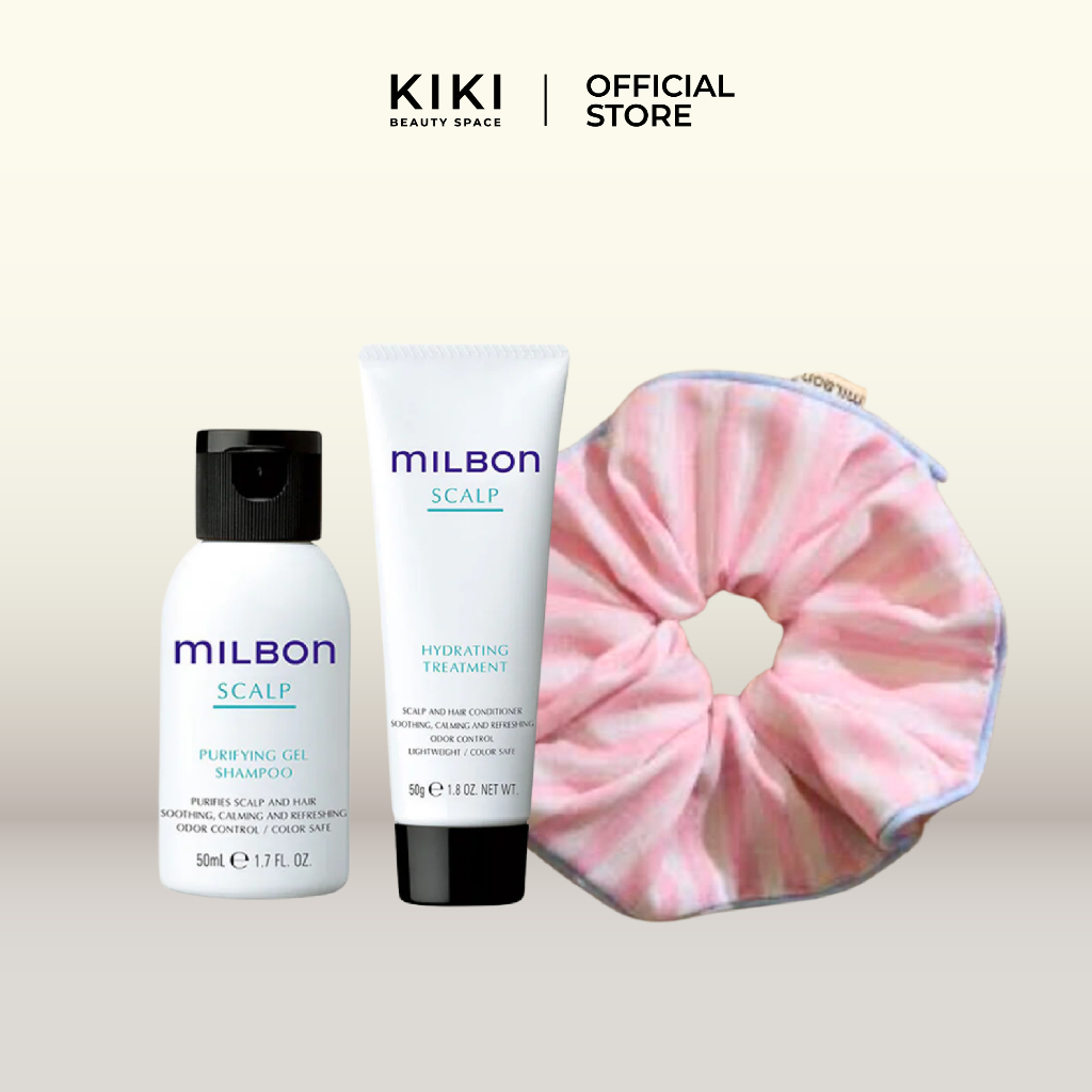(สินค้าสำหรับแถมเท่านั้น) milbon scalp summer donut travel set